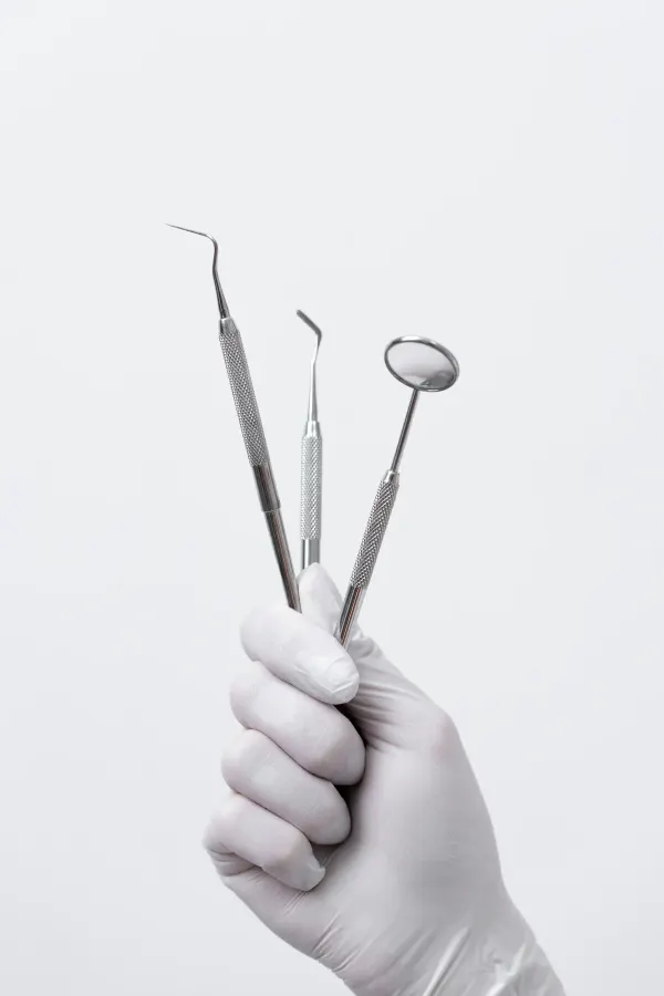 Before and after gum disease treatment results showing healthier gums at Dental World Longwood