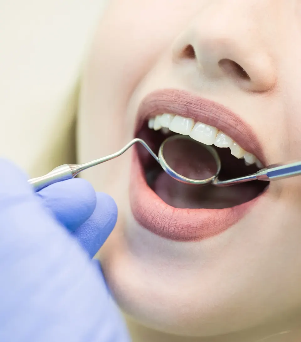Patient consultation for dental veneers at Dental World Longwood
