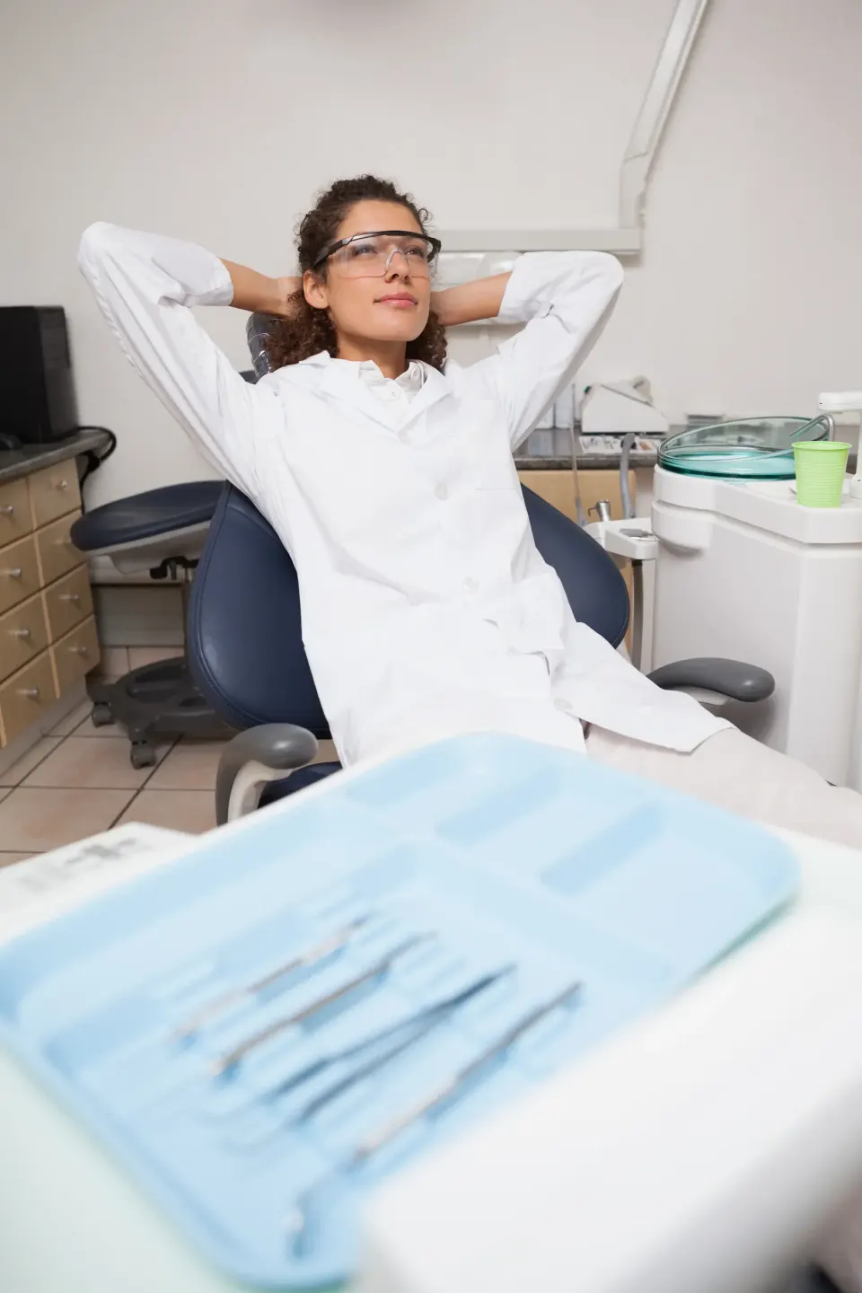 Illustration of patient experiencing stress before a dental visit at Dental World Longwood FL