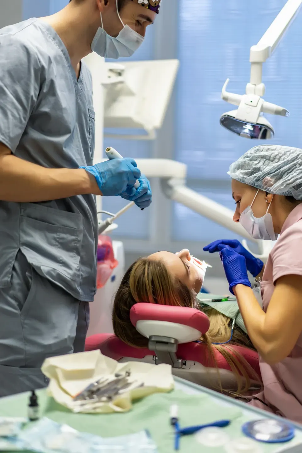 Confident patient portrait after dental bridge at Dental World Longwood