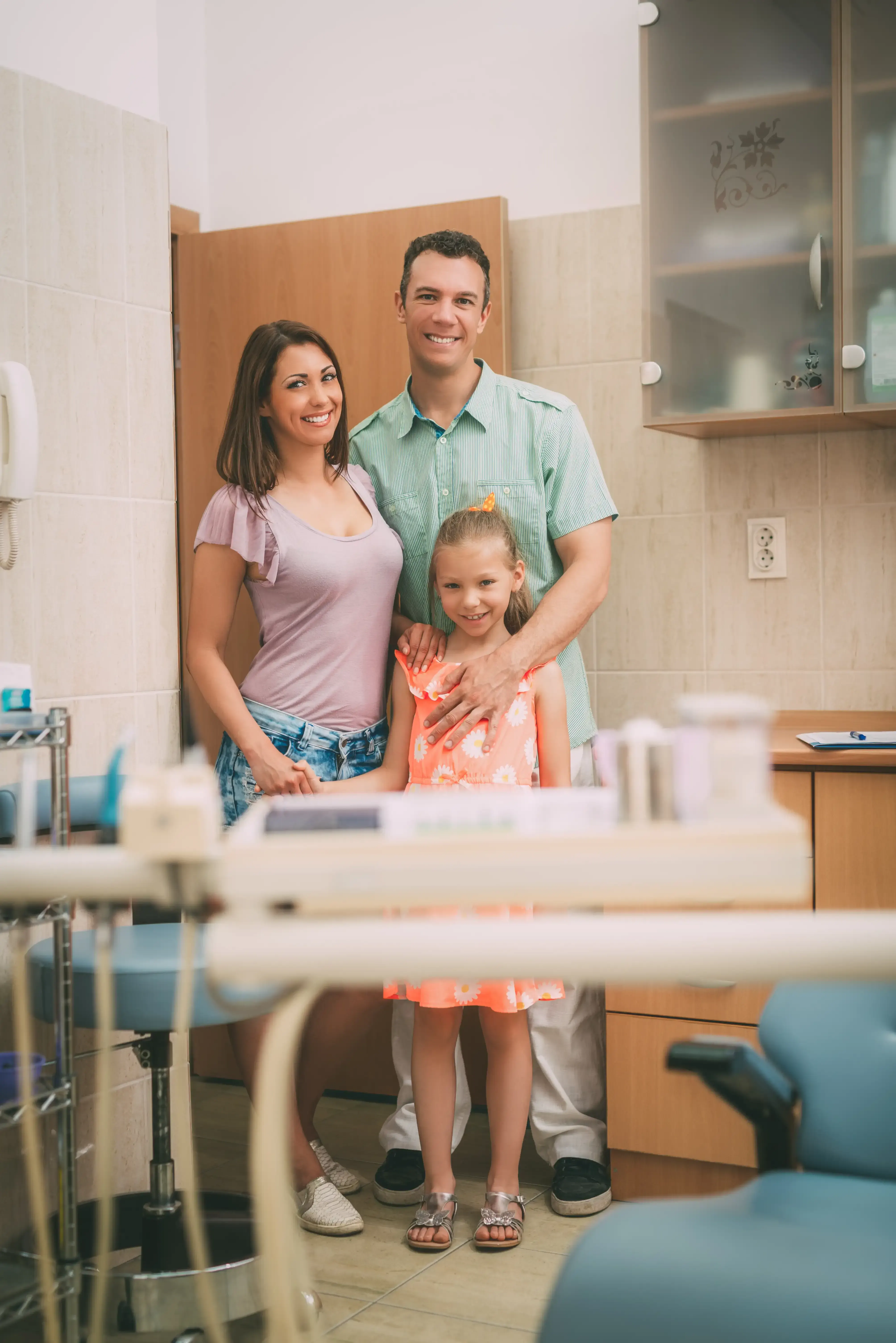 Dental World team and modern clinic interior in Longwood Florida