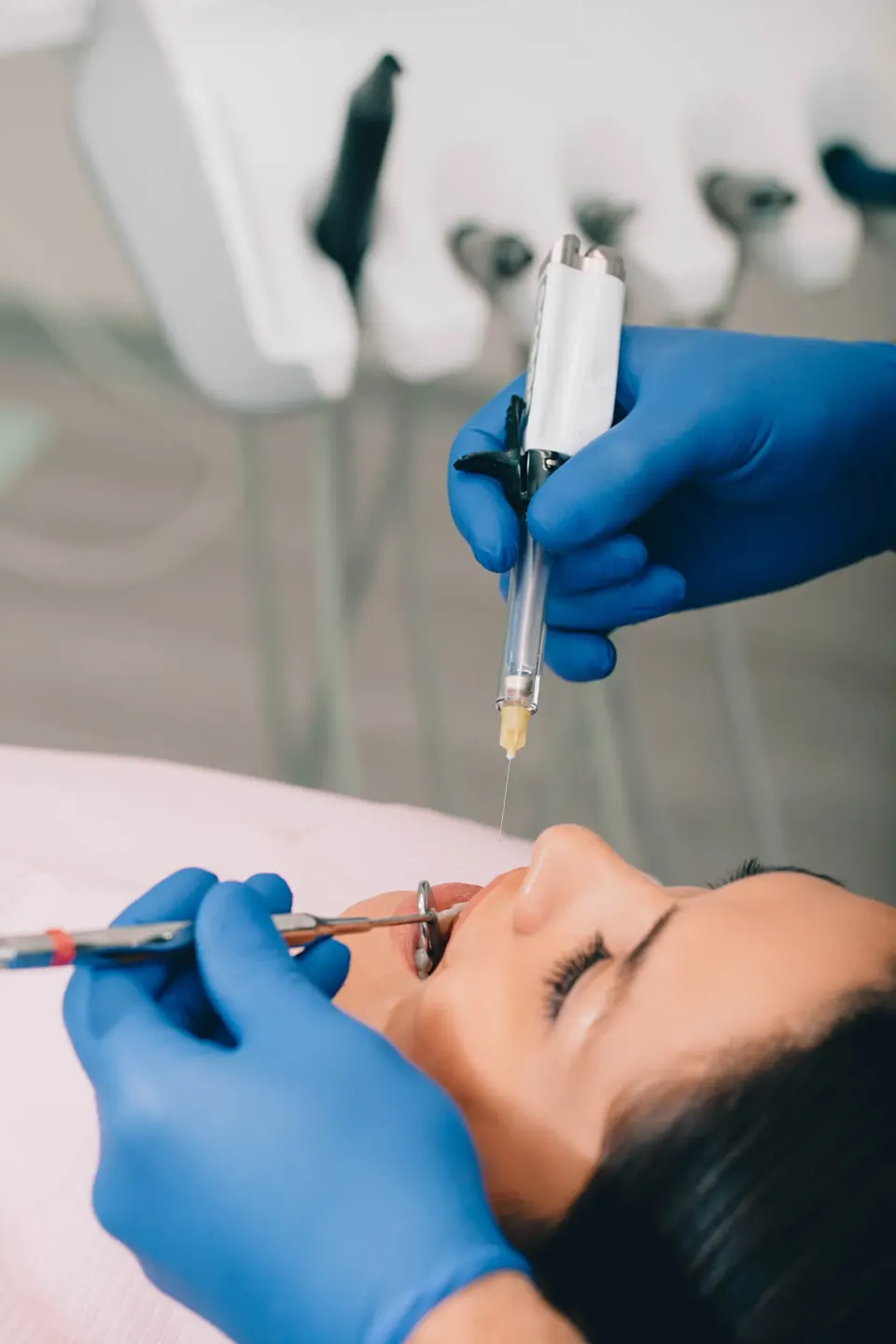 Intravenous sedation setup used at Dental World Longwood Florida