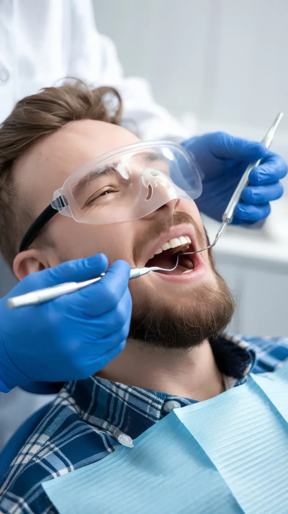 Confident patient portrait after root canal treatment at Dental World Longwood