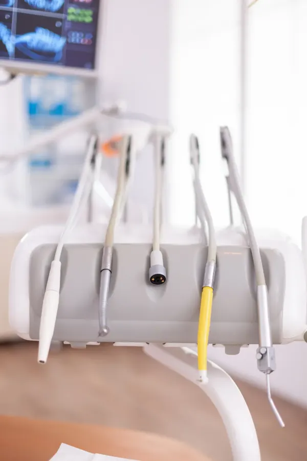Before and after dental cleaning results showing healthier gums at Dental World Longwood