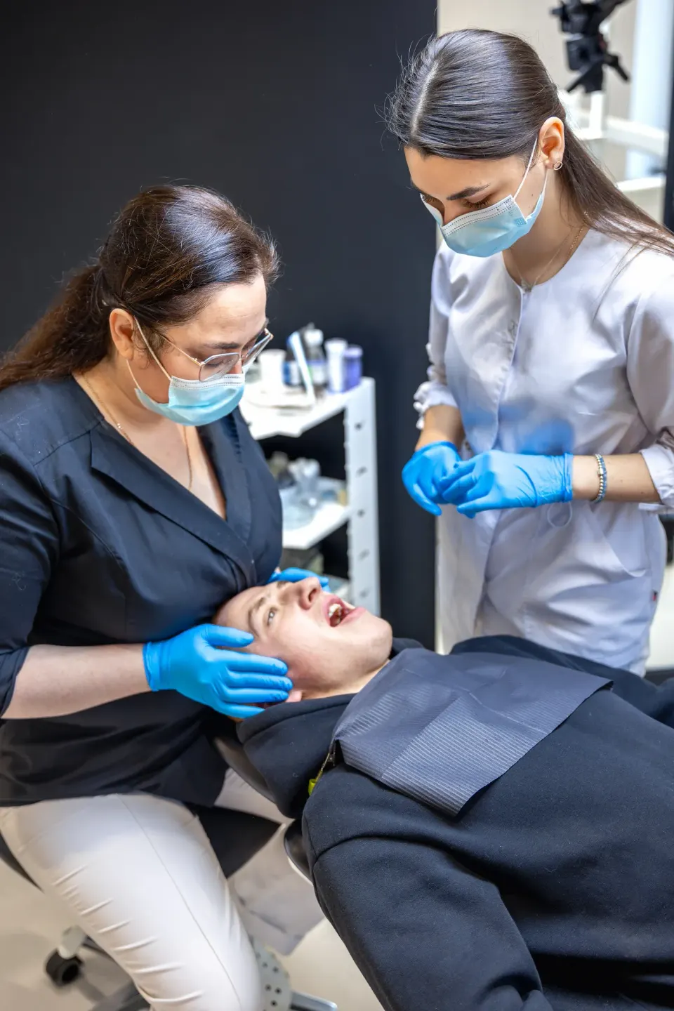 Confident patient portrait after dental filling at Dental World Longwood