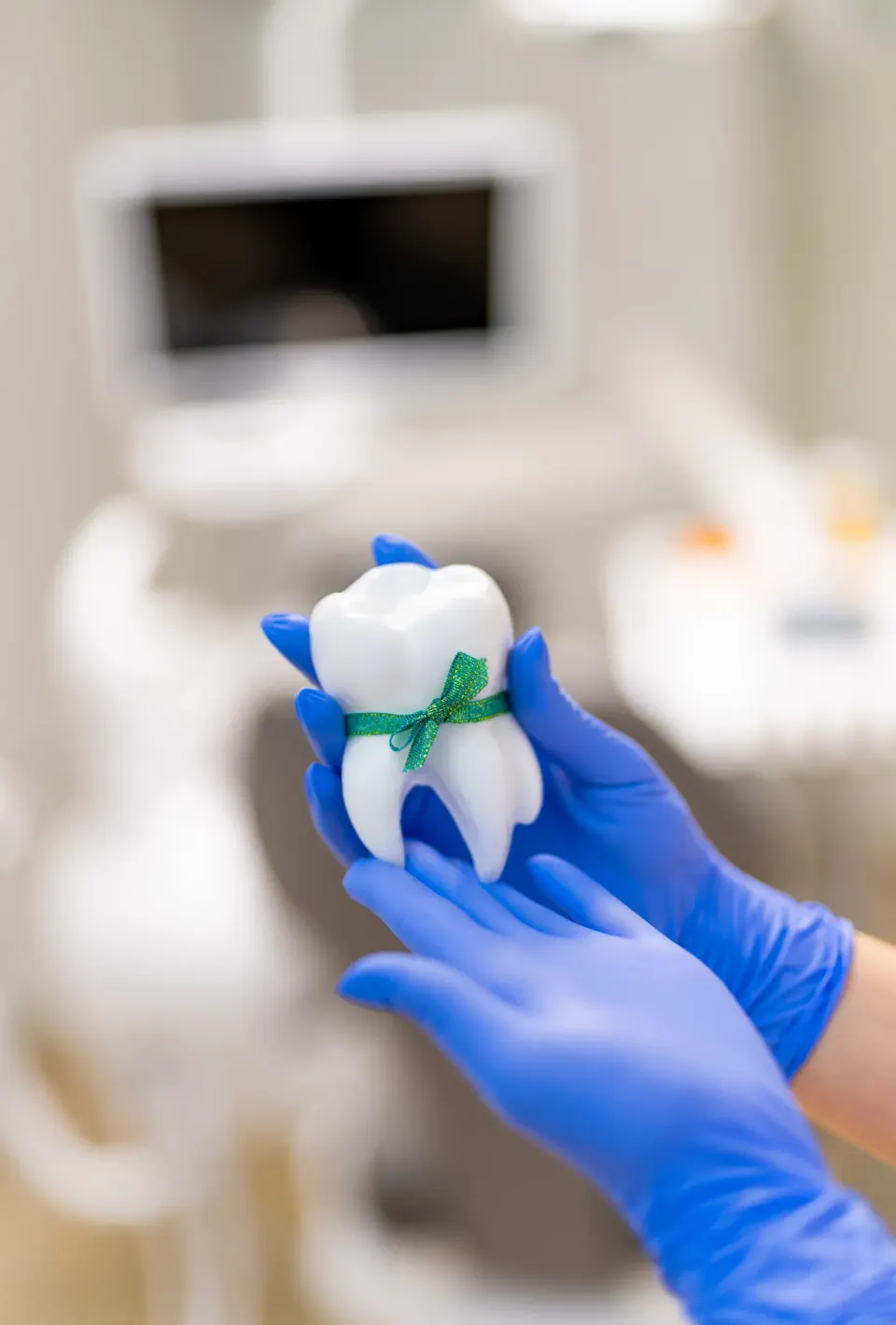 Patient consultation for dental bridges at Dental World Longwood