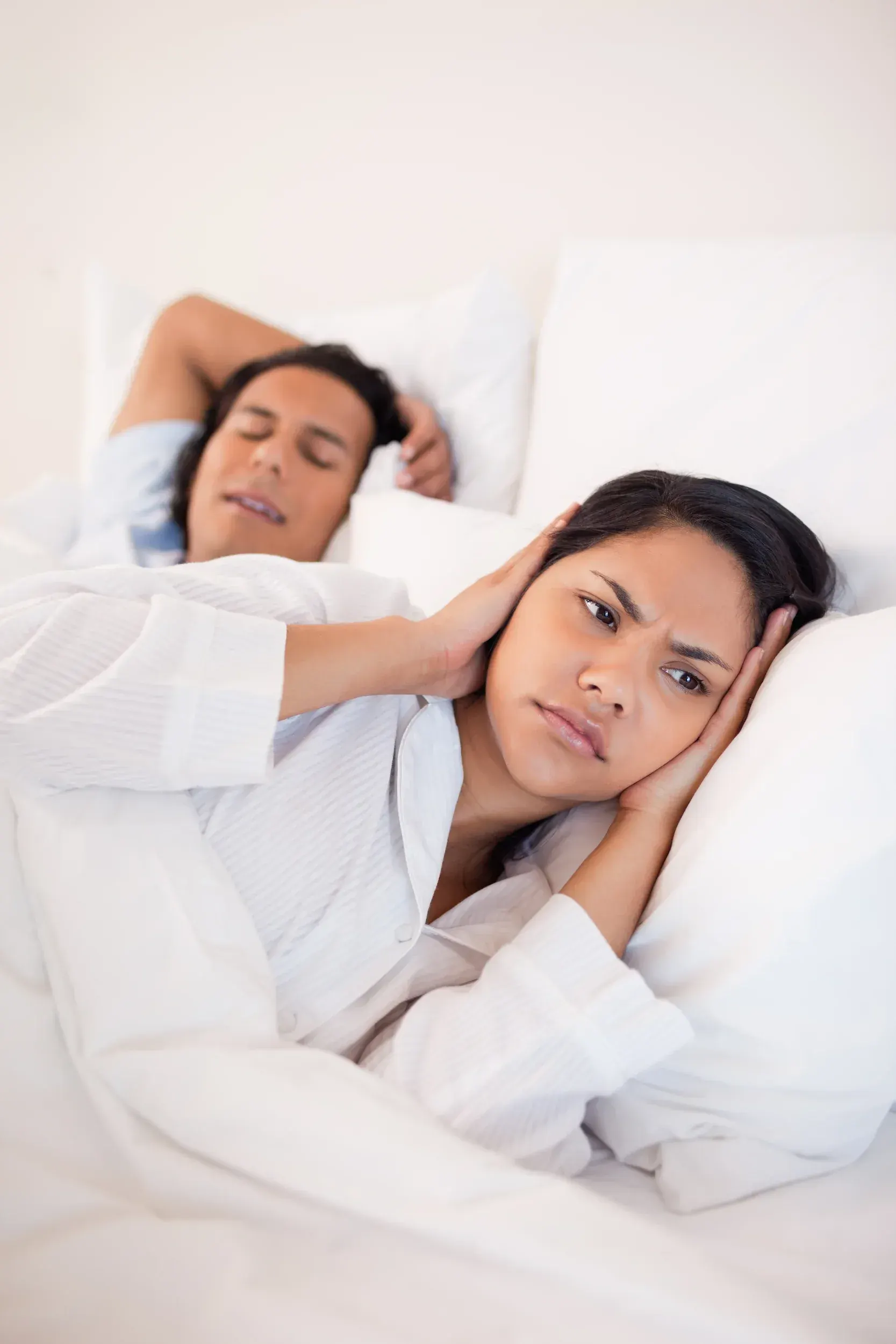 Educational diagram of snoring and obstructive sleep apnea at Dental World Longwood