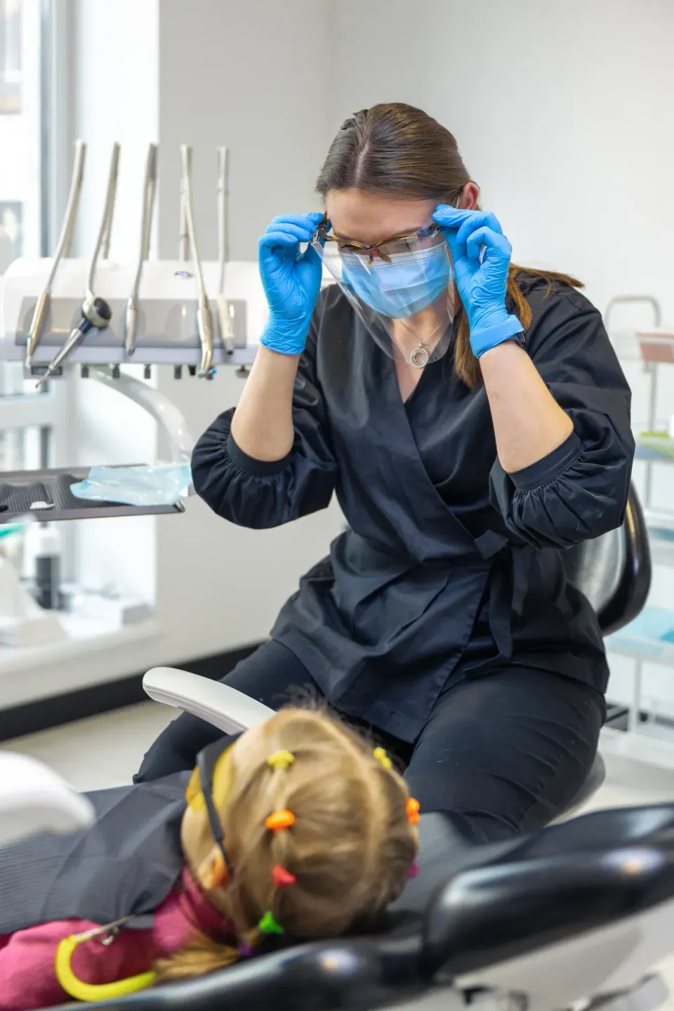 Confident child portrait after kids dentistry at Dental World Longwood